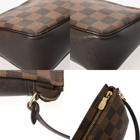 LOUIS VUITTON Brown Damier Canvas Pouch - Picture 10 of 11